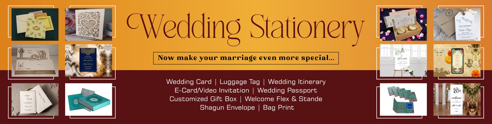 Wedding Stationary Banner