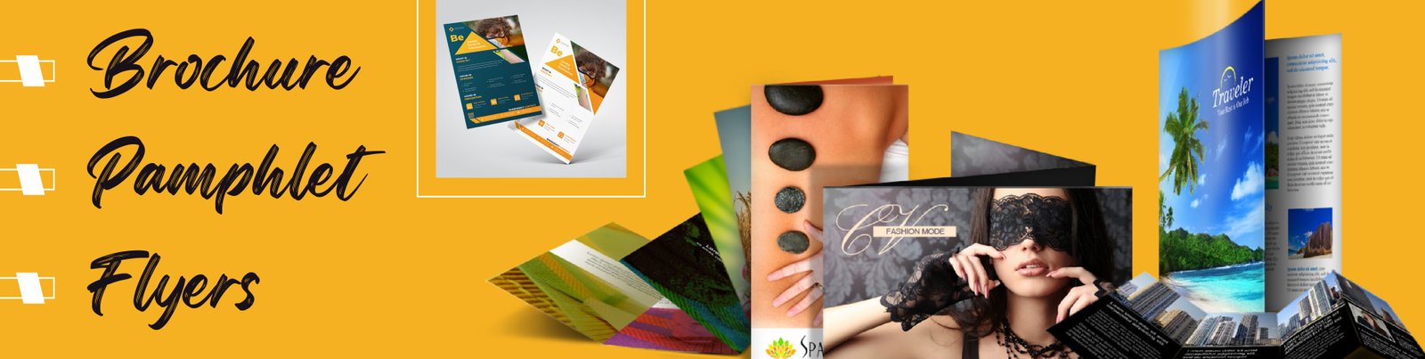 Brochures, Pamphlets & Flyers Banner